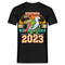 Rente Ruhestand 2023 - T-Rex Mit Schwimmring Einhorn Lustiges Geschenk T-Shirt - Schwarz