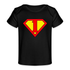 1. Geburtstag - Super Baby Comic Style Geschenk Baby Bio-T-Shirt - Schwarz