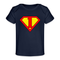 1. Geburtstag - Super Baby Comic Style Geschenk Baby Bio-T-Shirt - Dunkelnavy