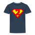 2. Geburtstag - Super Baby Comic Style Geschenk Kinder Premium T-Shirt - Navy