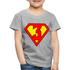 3. Geburtstag - Super Baby Comic Style Geschenk Kinder Premium T-Shirt - Grau meliert