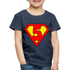 5. Geburtstag - Super Baby Comic Style Geschenk Kinder Premium T-Shirt - Navy