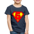6. Geburtstag - Super Baby Comic Style Geschenk Kinder Premium T-Shirt - Navy