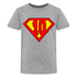 10. Geburtstag - Super Baby Comic Style Geschenk Teenager Premium T-Shirt - Grau meliert