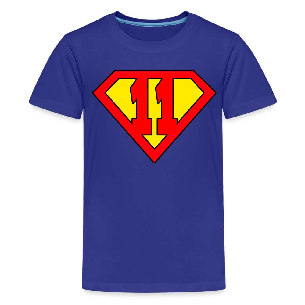 11. Geburtstag - Super Baby Comic Style Geschenk Teenager Premium T-Shirt - Königsblau
