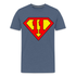 11. Geburtstag - Super Baby Comic Style Geschenk Teenager Premium T-Shirt - Blau meliert