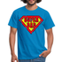 Super Dad Comic Style - Vatertag Geburtstag Geschenk T-Shirt - Royalblau