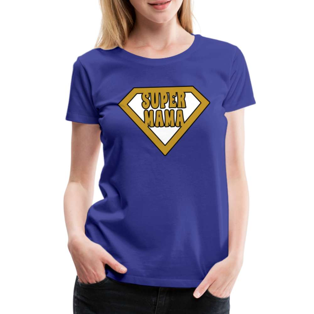 Mutter Mama Shirt Super Mama Comic Style Geschenk Premium T-Shirt - Königsblau