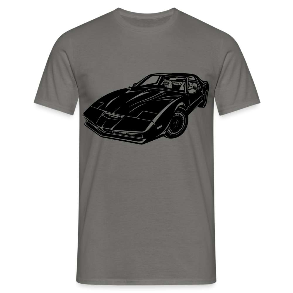 80er Retro Kult Auto Geschenk T-Shirt für 80's Serien Fans - Graphit