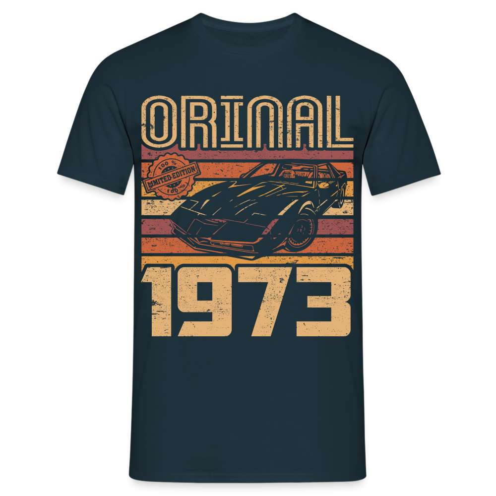50. Geburtstag Geschenk Shirt 1983 Retro TV Geschenkidee T-Shirt - Navy