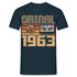 60. Geburtstag Geschenk Shirt 1963 Retro Limited Edition Geschenkidee T-Shirt - Navy