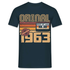 60. Geburtstag Geschenk Shirt 1963 Retro Limited Edition Geschenkidee T-Shirt - Navy