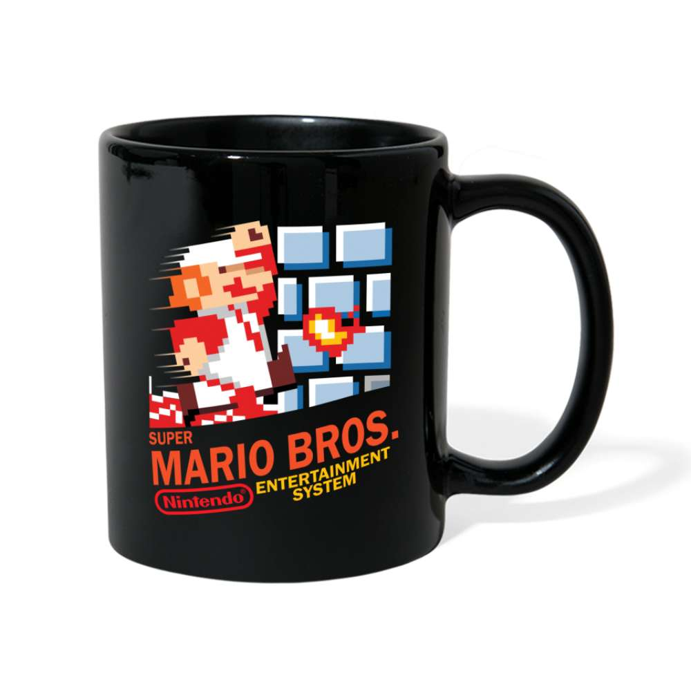 80er Retro Gaming 8-Bit Gaming Kaffee Tasse - Schwarz