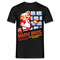 80er Retro Gaming 8-Bit Gaming T-Shirt - Schwarz