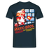 80er Retro Gaming 8-Bit Gaming T-Shirt - Navy