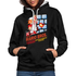 80er Retro Gaming 8-Bit Gaming Kontrast-Hoodie - Schwarz/Grau meliert