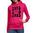 30. Geburtstags Hoodie 1993 Smiley Retro Style Frauen Hoodie - dunkles Pink
