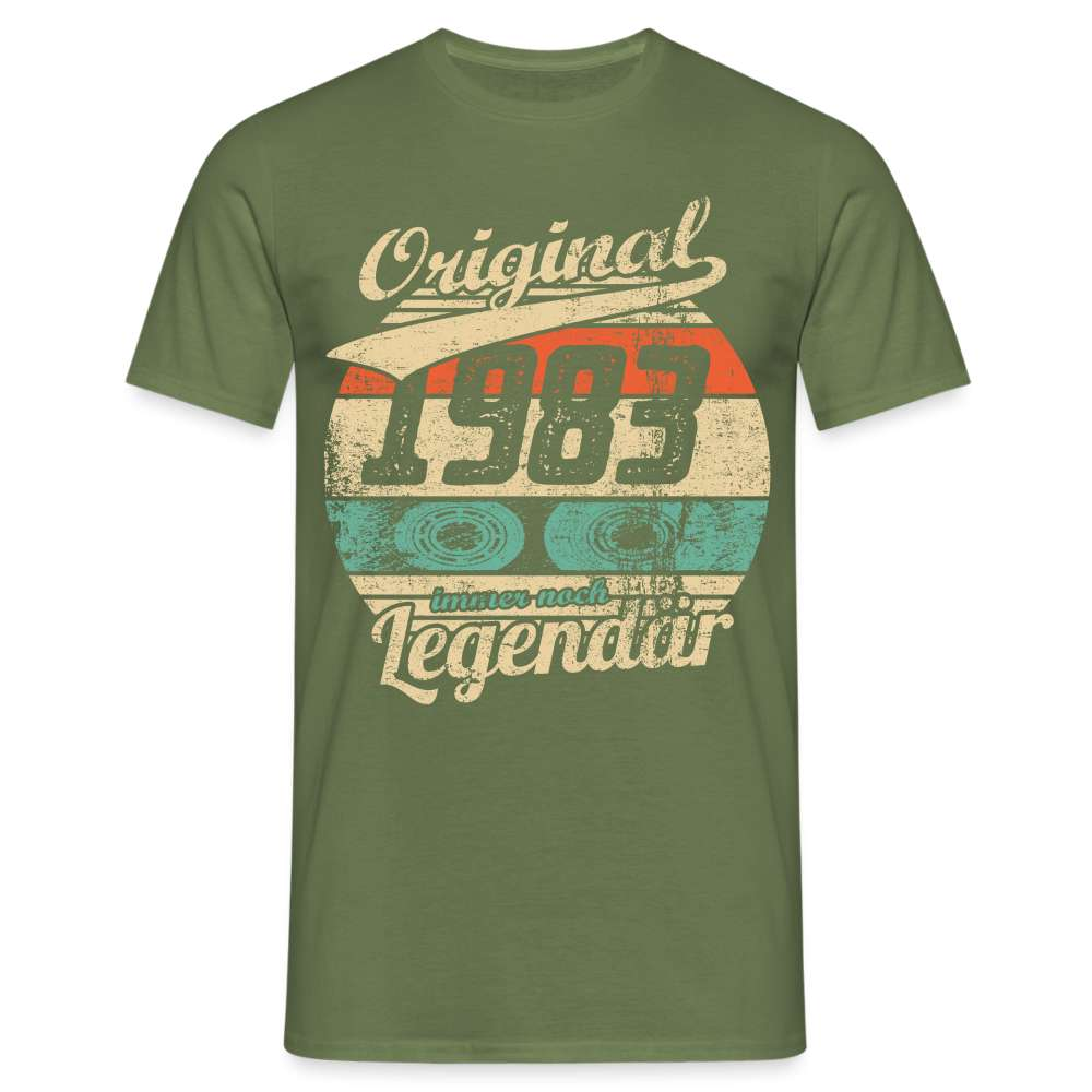 40. Geburtstag Retro Original 1983 - immer noch Legendär - Geschenk T-Shirt - Militärgrün
