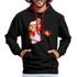 Retro Gaming Hoodie 80s Style - Vintage Gamer Hoodie - Schwarz/Rot