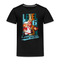 6. Geburtstag Retro Gamer Style Level 6 Complete Geschenk Kinder T-Shirt - Schwarz