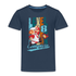 8. Geburtstag Retro Gamer Style Level 8 Complete Geschenk Kinder T-Shirt - Navy