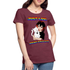 Just Love Anime - Regenbogen - Premium T-Shirt - Bordeauxrot meliert