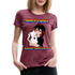 Just Love Anime - Regenbogen - Premium T-Shirt - Bordeauxrot meliert