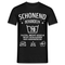 70. Geburtstag - Schonend behandeln - Lustiges Geschenk T-Shirt - Schwarz