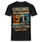 50. Geburtstag - Geboren 1973 - Aged To Perfection- Limited Edition Geschenk T-Shirt - Schwarz