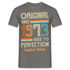 50. Geburtstag - Geboren 1973 - Aged To Perfection- Limited Edition Geschenk T-Shirt - Graphit