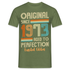 50. Geburtstag - Geboren 1973 - Aged To Perfection- Limited Edition Geschenk T-Shirt - Militärgrün