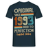 30. Geburtstag - Geboren 1993 - Aged To Perfection- Limited Edition Geschenk T-Shirt - Navy