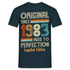 40. Geburtstag - Geboren 1983 - Aged To Perfection- Limited Edition Geschenk T-Shirt - Navy