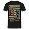 70. Geburtstag - Geboren 1953 - Aged To Perfection- Limited Edition Geschenk T-Shirt - Schwarz