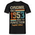 70. Geburtstag - Geboren 1953 - Aged To Perfection- Limited Edition Geschenk T-Shirt - Schwarz