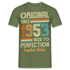 70. Geburtstag - Geboren 1953 - Aged To Perfection- Limited Edition Geschenk T-Shirt - Militärgrün