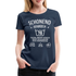 70. Geburtstag - Schonend behandeln - Lustiges Damen Geschenk T-Shirt - Navy