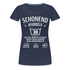 30. Geburtstag - Schonend behandeln - Lustiges Damen Geschenk T-Shirt - Navy