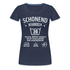 20. Geburtstag - Schonend behandeln - Lustiges Damen Geschenk T-Shirt - Navy