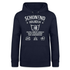 40. Geburtstag - Schonend behandeln - Lustiger Damen Geschenk Hoodie - Navy