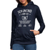 20. Geburtstag - Schonend behandeln - Lustiger Damen Geschenk Hoodie - Navy