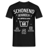 60. Geburtstag Schonend behandeln der Lappen ist schon 60 Geschenk Shirt - Schwarz