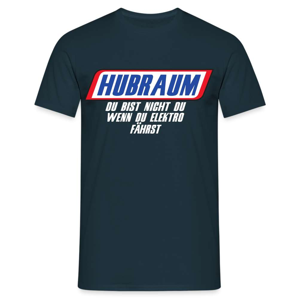 Mechaniker Hubraum du bist nicht du wenn du Elektro fährst T-Shirt - Navy