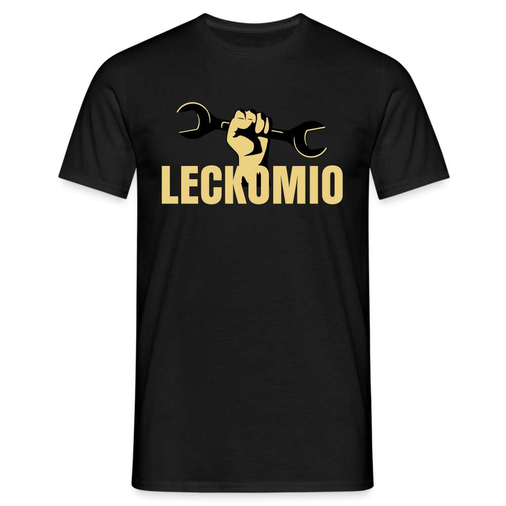 Werkstatt Shirt - LECKOMIO - Schrauber T-Shirt - Schwarz