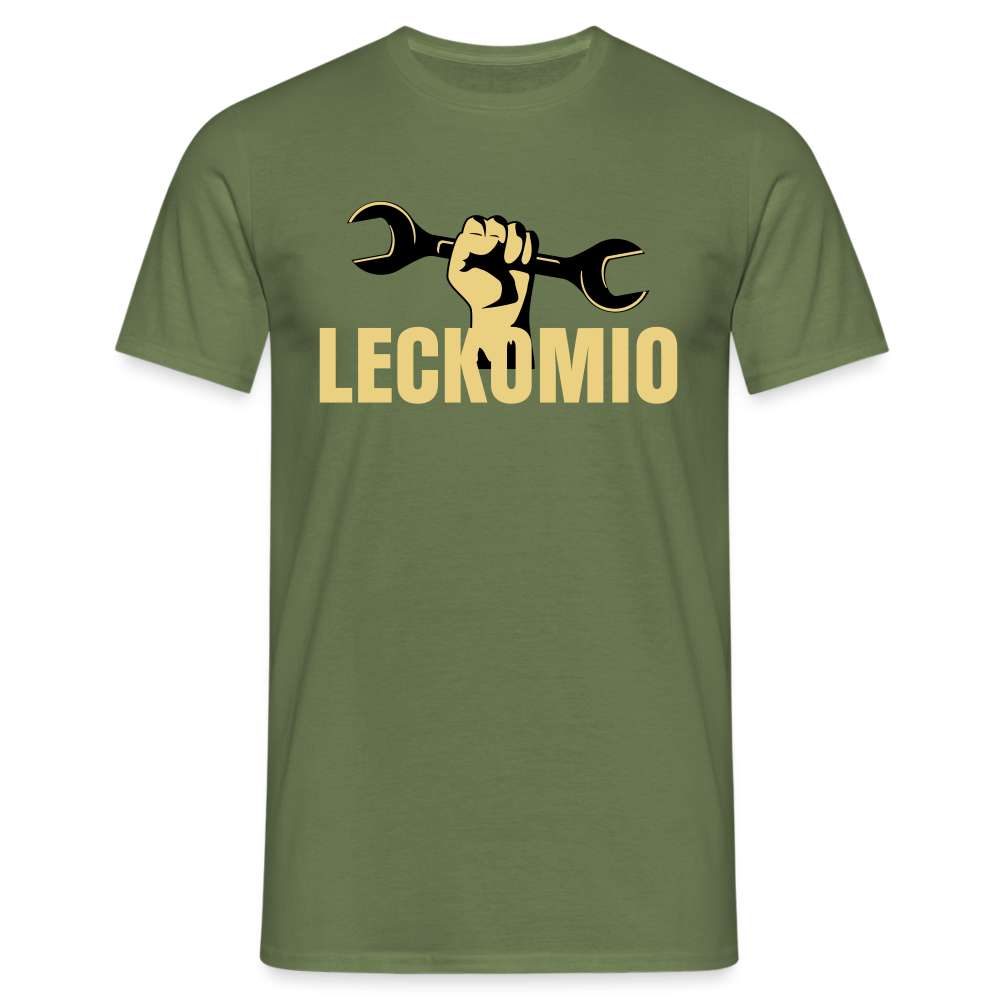 Werkstatt Shirt - LECKOMIO - Schrauber T-Shirt - Militärgrün