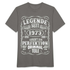 50. Geburtstag Vintage Style Legende Seit 1973 Geschenk T-Shirt - Graphit