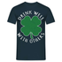 Drinks Well With Others St. Patrick's Day Lustiges Beer T-Shirt - Navy