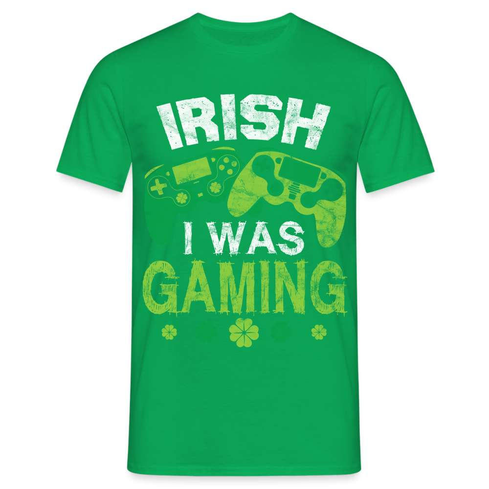 Irish I Was Gaming Funny St Patricks Day Gamer Geschenk T-Shirt - Kelly Green