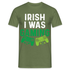 Irish I Was Gaming Funny St Patricks Day Gamer Geschenk T-Shirt - Militärgrün