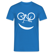 Fahrradfahrer Fahrrad Smiley Geschenkidee Männer T-Shirt - Royalblau